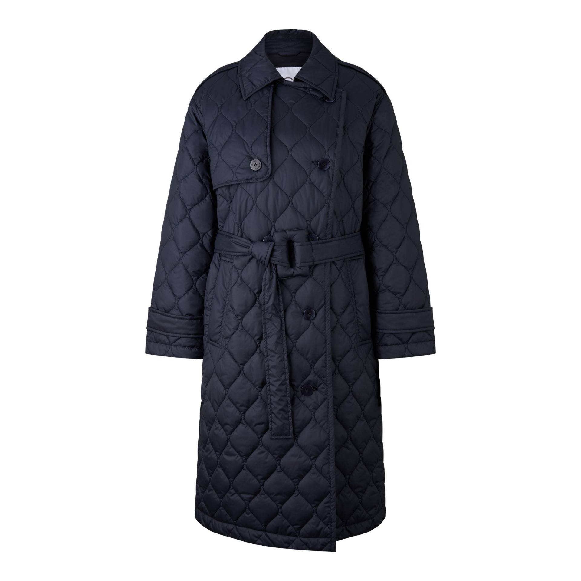 BOGNER Stepp-Trenchcoat Ivory für Damen - Navy-Blau - 48 von Bogner