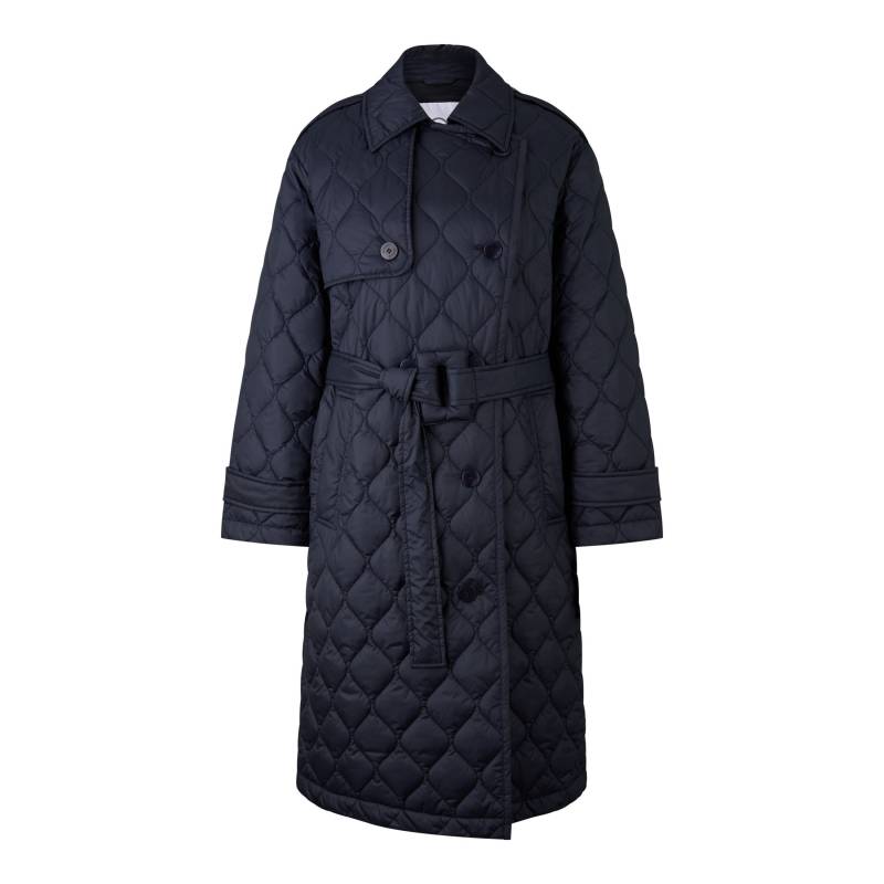 BOGNER Stepp-Trenchcoat Ivory für Damen - Navy-Blau - 48 von Bogner