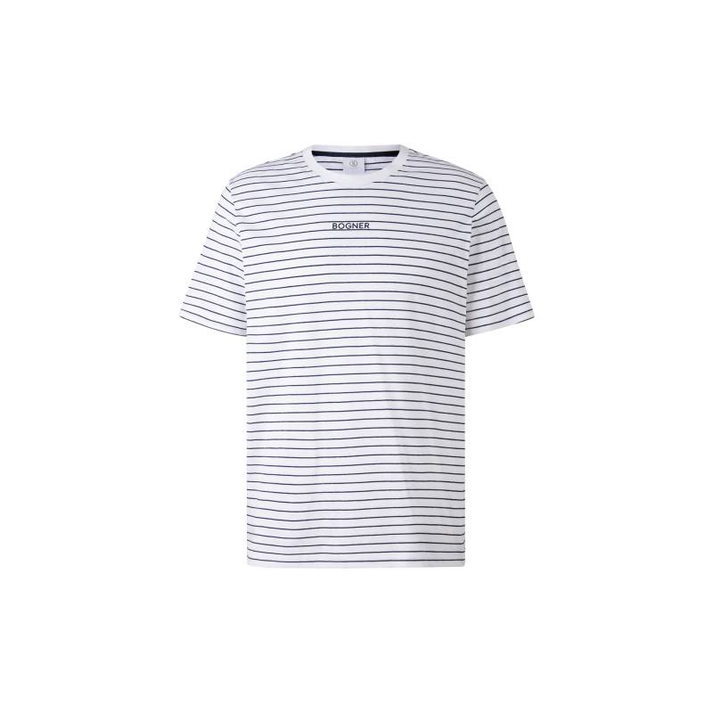 BOGNER T-Shirt Kosmo für Herren - Navy-Blau/Weiß - L von Bogner