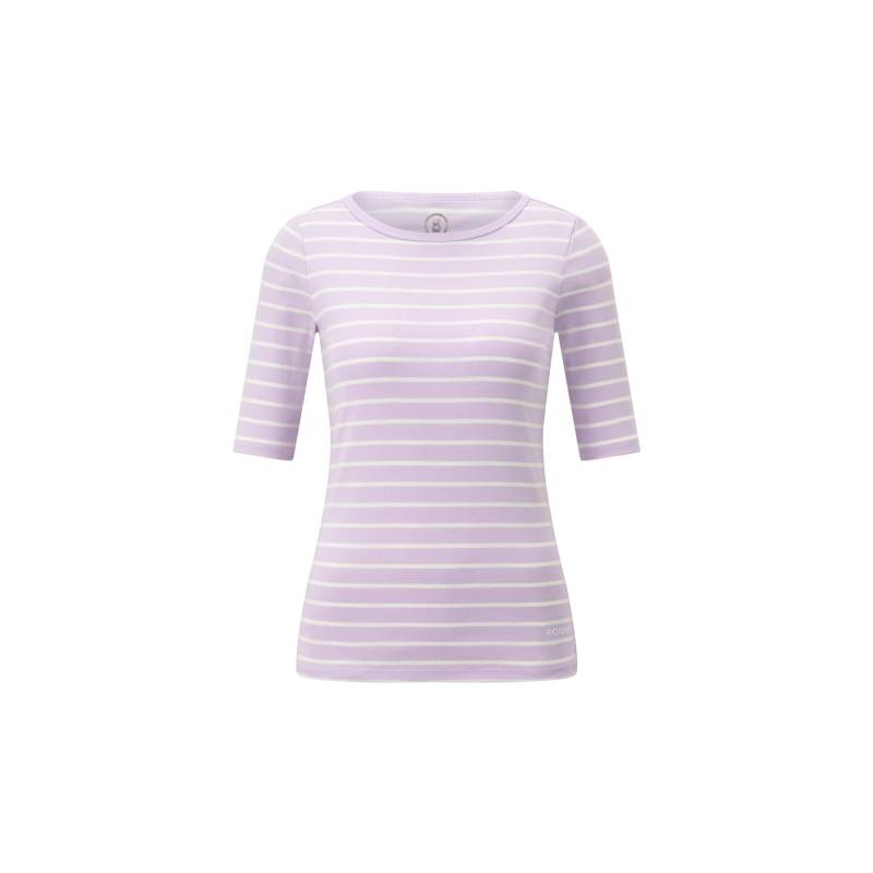 BOGNER T-Shirt Louna für Damen - Flieder/Off-White - 40 von Bogner