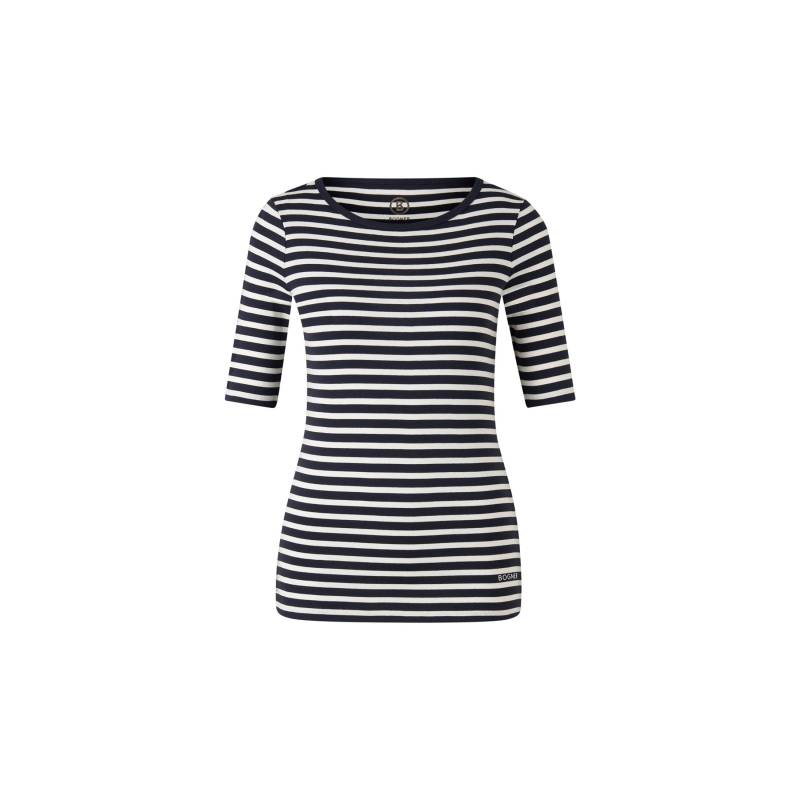 BOGNER T-Shirt Louna für Damen - Navy-Blau/Off-White - 46 von Bogner