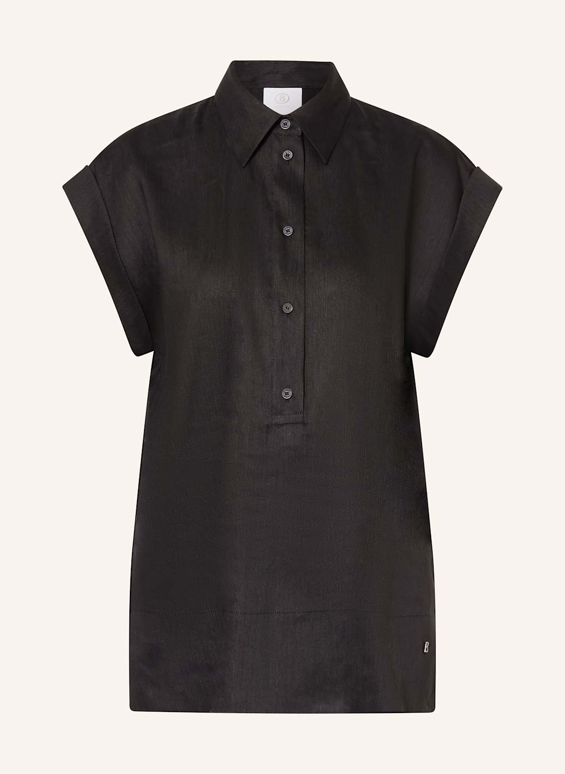 Bogner Blusenshirt Rosalie Mit Leinen schwarz von Bogner