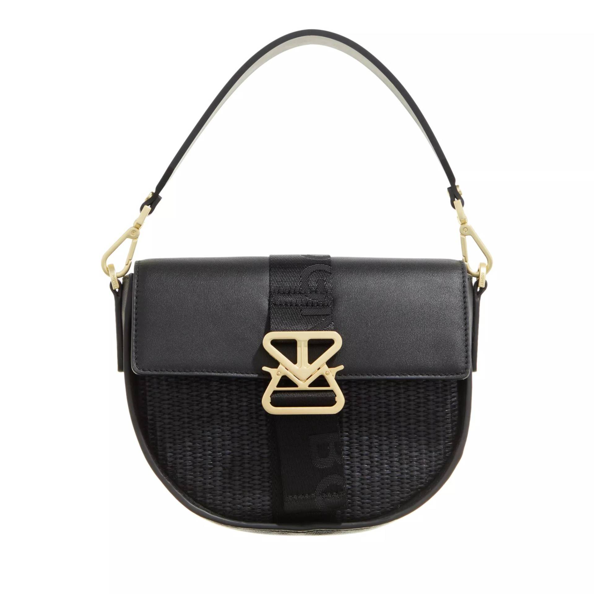 Bogner Schultertasche - Zuoz Rafia Cassy Shoulderbag Shf - Gr. unisize - in Schwarz - für Damen von Bogner