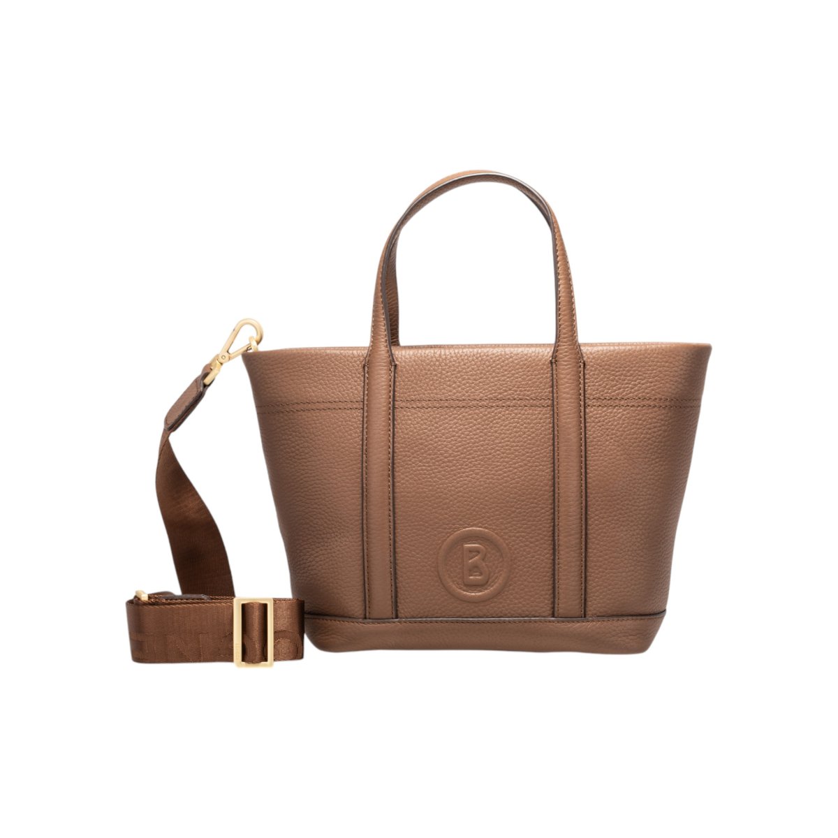 Shopper Bozen Zeta genarbtes Rindsleder in Cognac von Bogner