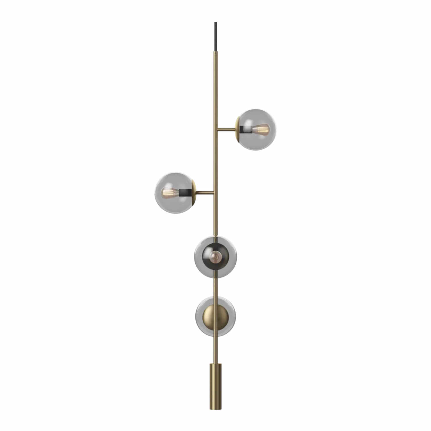 Orb Lounge Pendant Lounge Pendelleuchte, Farbe antique brass von Bolia