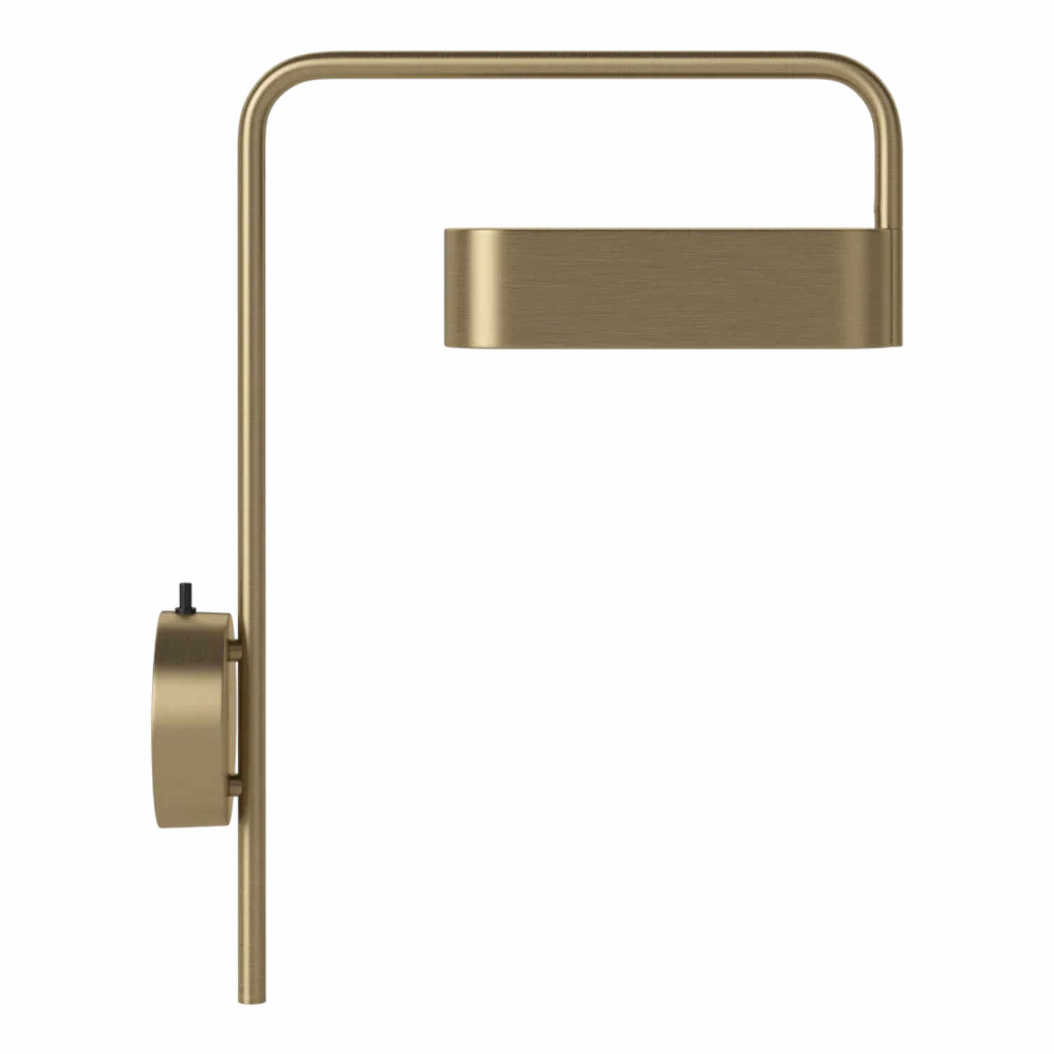 Scribe Wall Lamp Wandleuchte, Farbe antique brass von Bolia