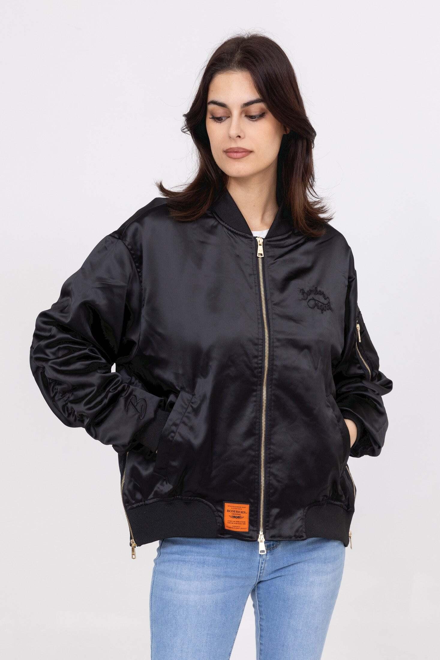 Jacken Ballerina W Damen Schwarz L von Bomber