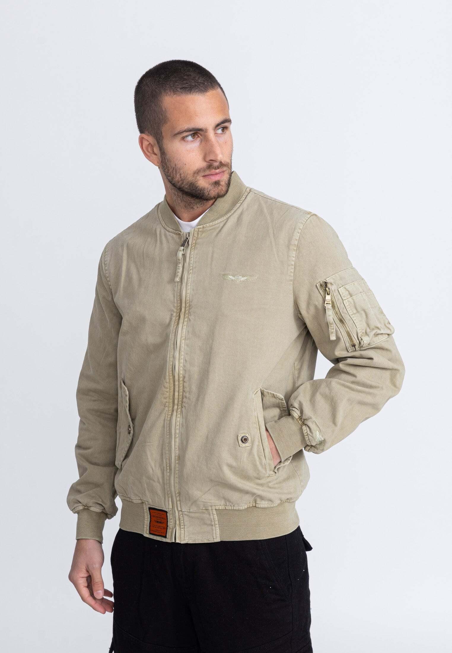 Jacken Mac M Herren Beige M von Bomber