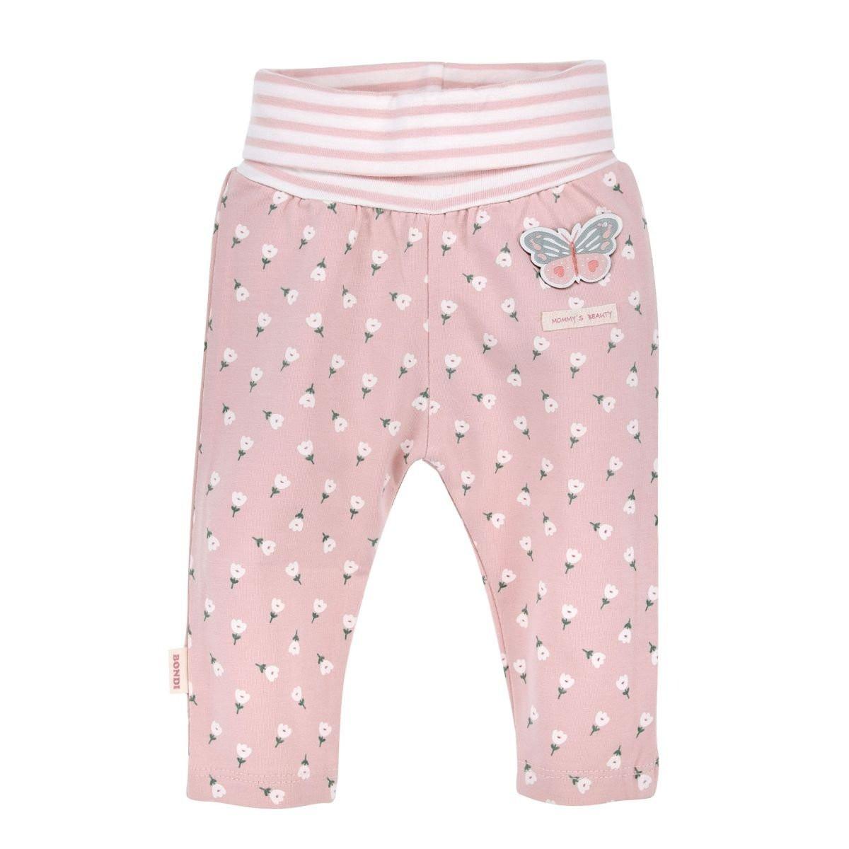 Baby Hose Blumenallover Unisex Rosa 56 von Bondi