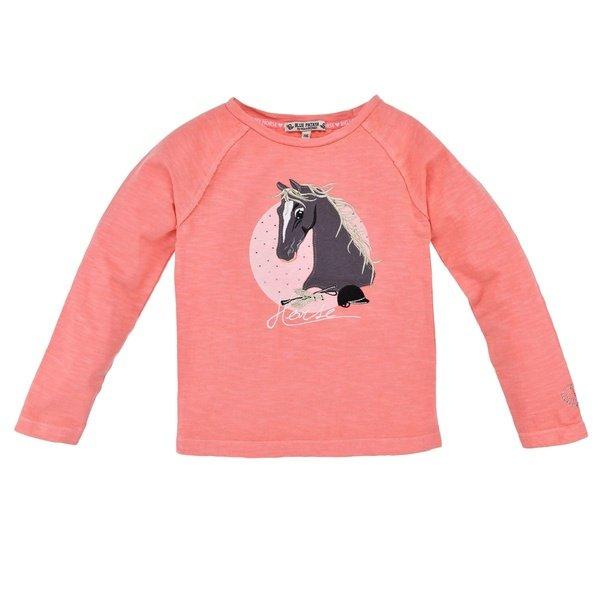 Mädchen Langarmshirt Horse Mädchen Pink 98 von Bondi