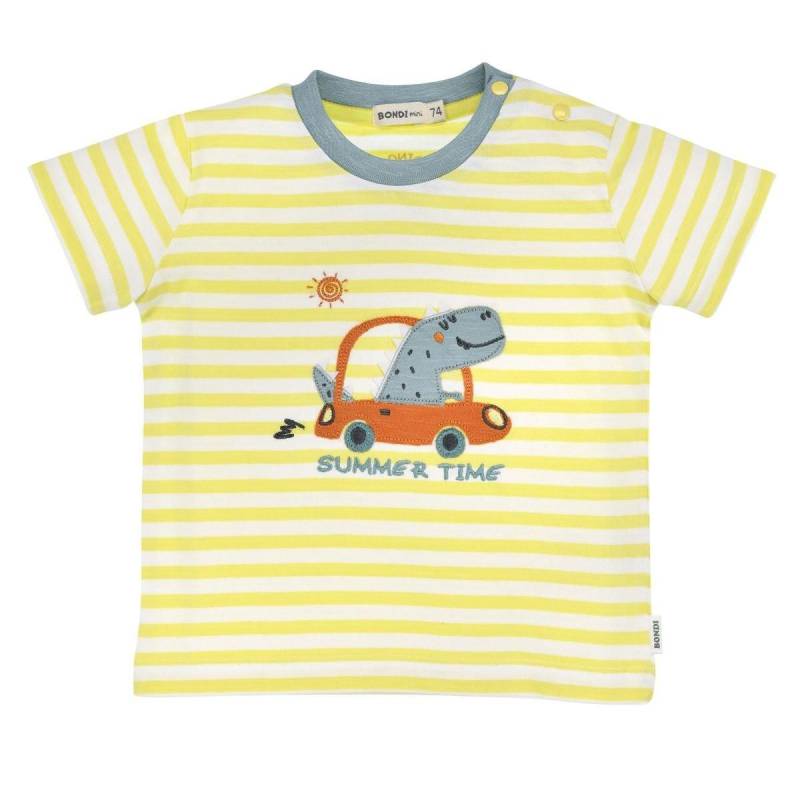 Kleinkinder T-shirt Summertime Jungen Gelb 74 von Bondi