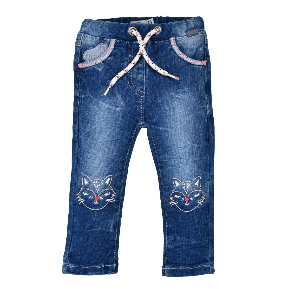 Kleinkinder Jogg Denim Jeans Fuchs Mädchen Blau 68 von Bondi