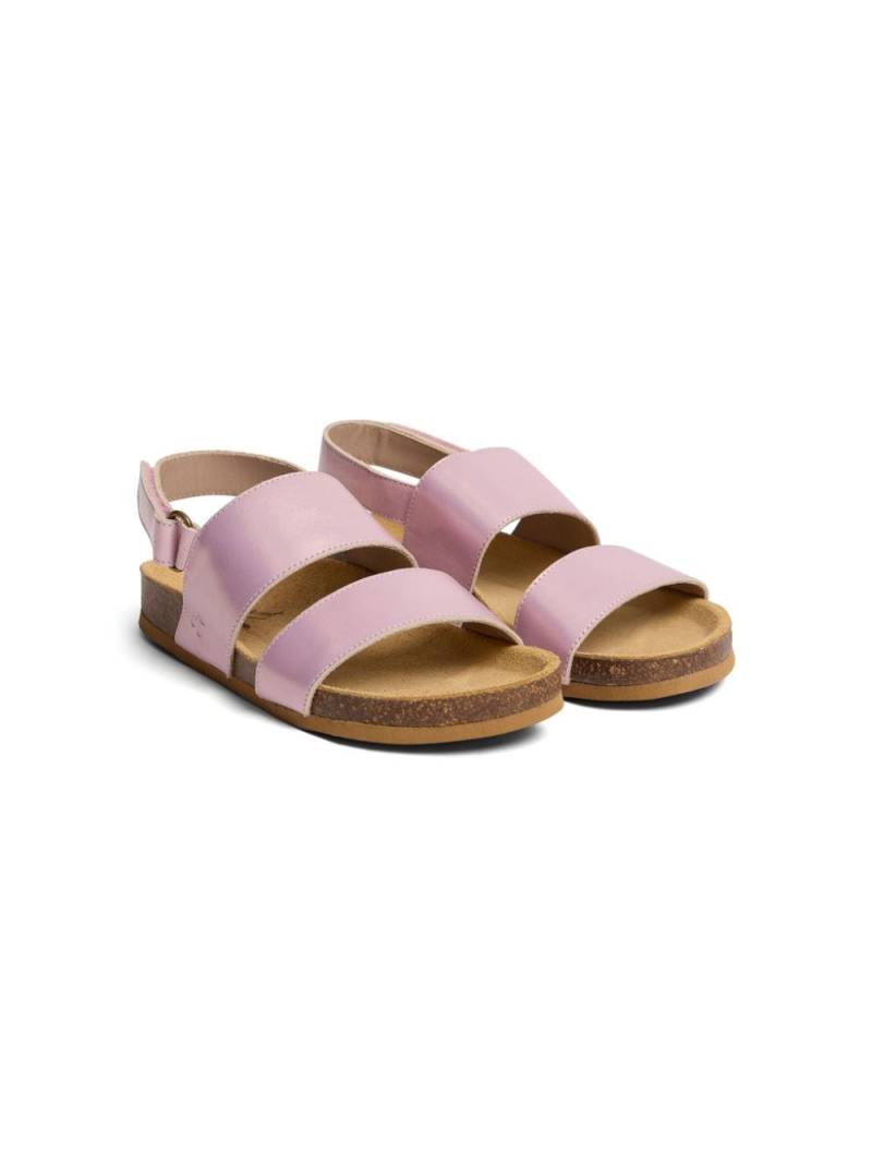 Bonpoint Agostino leather sandals - Pink von Bonpoint