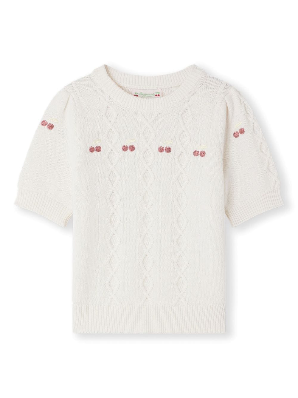 Bonpoint Alphonza short-sleeve jumper - White von Bonpoint