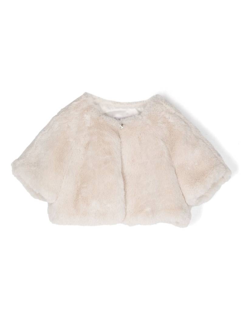 Bonpoint Angel faux-fur jacket - Neutrals von Bonpoint