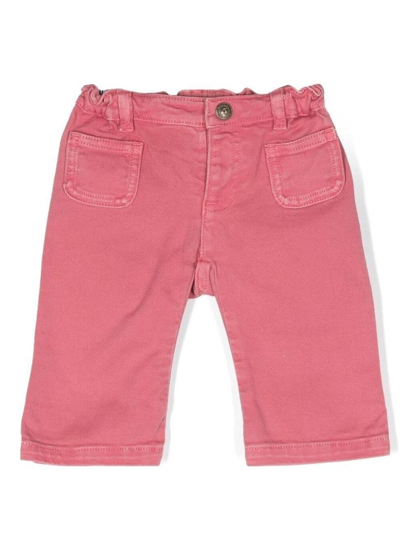 Bonpoint Bellino logo-patch jeans - Pink von Bonpoint