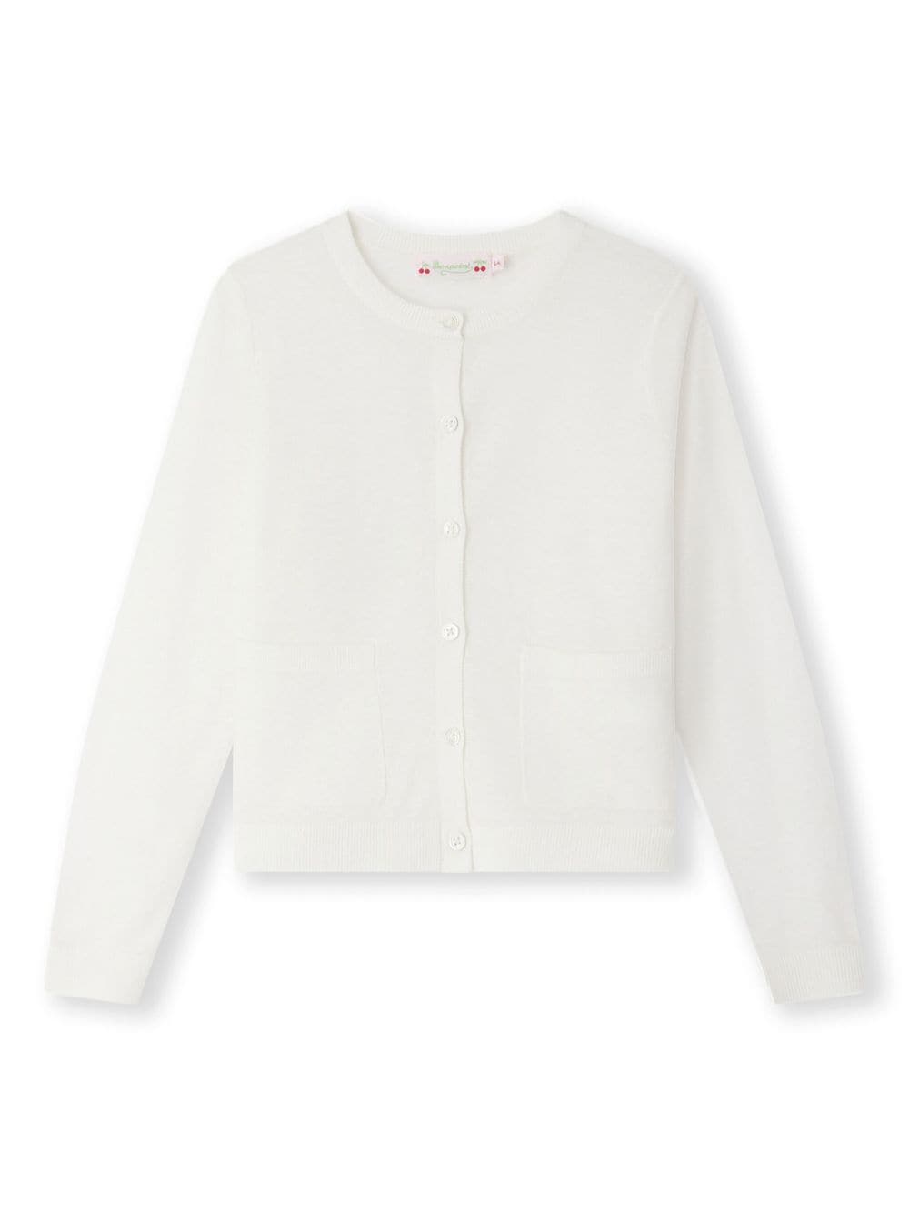 Bonpoint Clarisse cotton-blend cardigan - White von Bonpoint