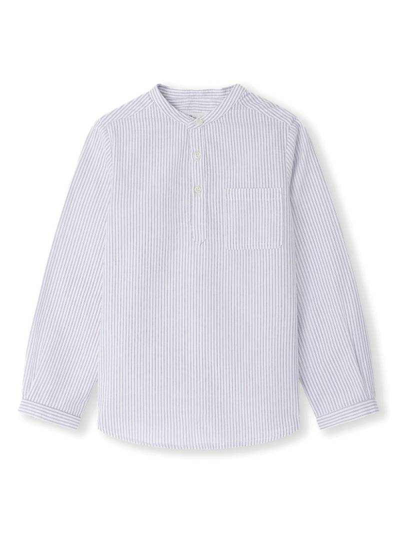 Bonpoint Claude striped cotton shirt - Neutrals von Bonpoint