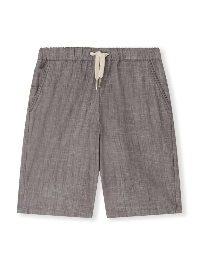 Bonpoint Conway cotton-chambray shorts - Grey von Bonpoint