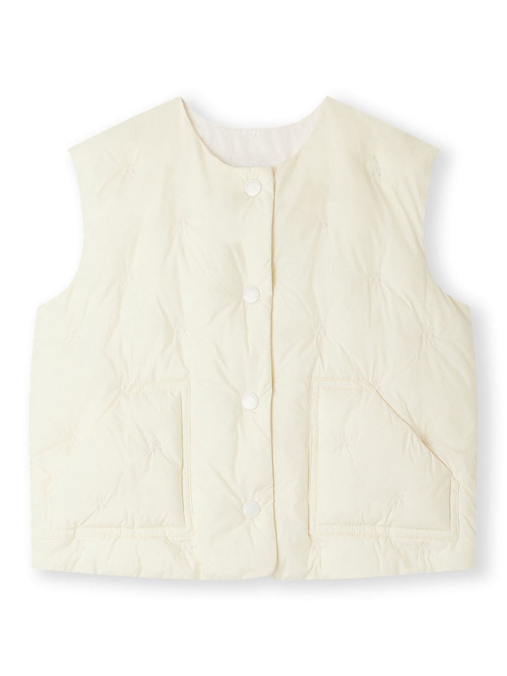 Bonpoint Daila logo-embroidered quilted vest - Neutrals von Bonpoint