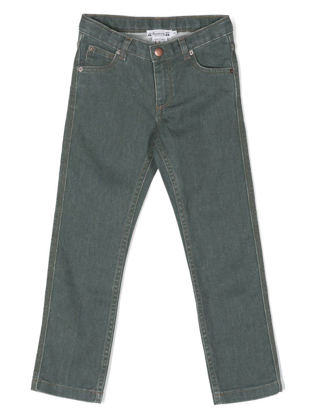 Bonpoint Dewey straight-leg jeans - Green von Bonpoint
