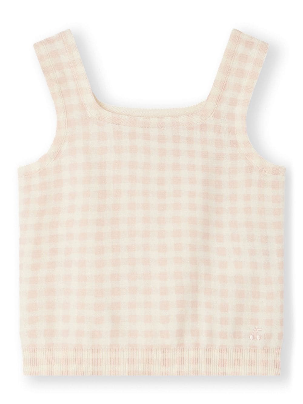 Bonpoint Fabelin gingham-check cotton top - Pink von Bonpoint