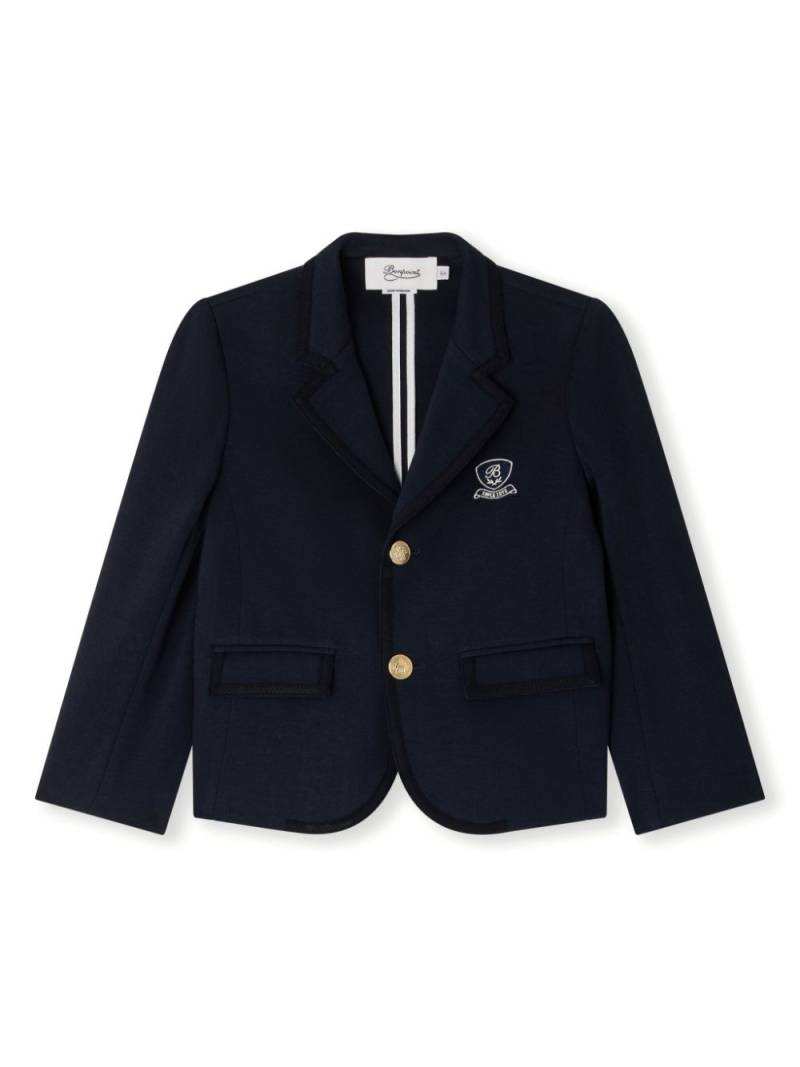 Bonpoint Fabian single-breasted blazer - Blue von Bonpoint