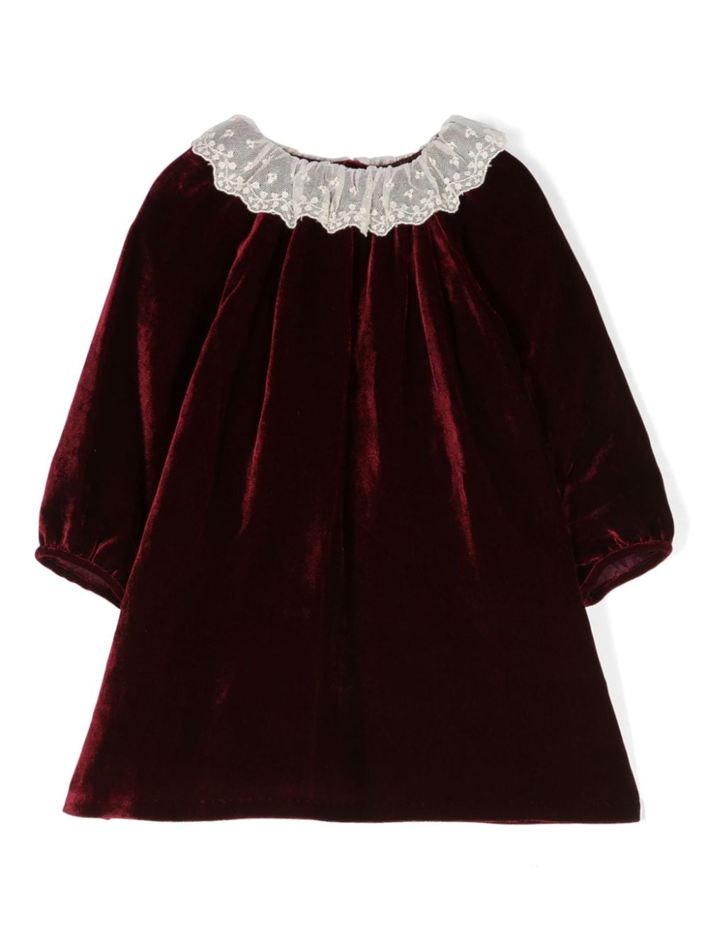 Bonpoint Flavili velvet dress - Red von Bonpoint