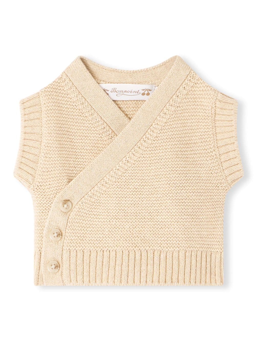 Bonpoint Foe marl-knit babygrow set - Brown von Bonpoint