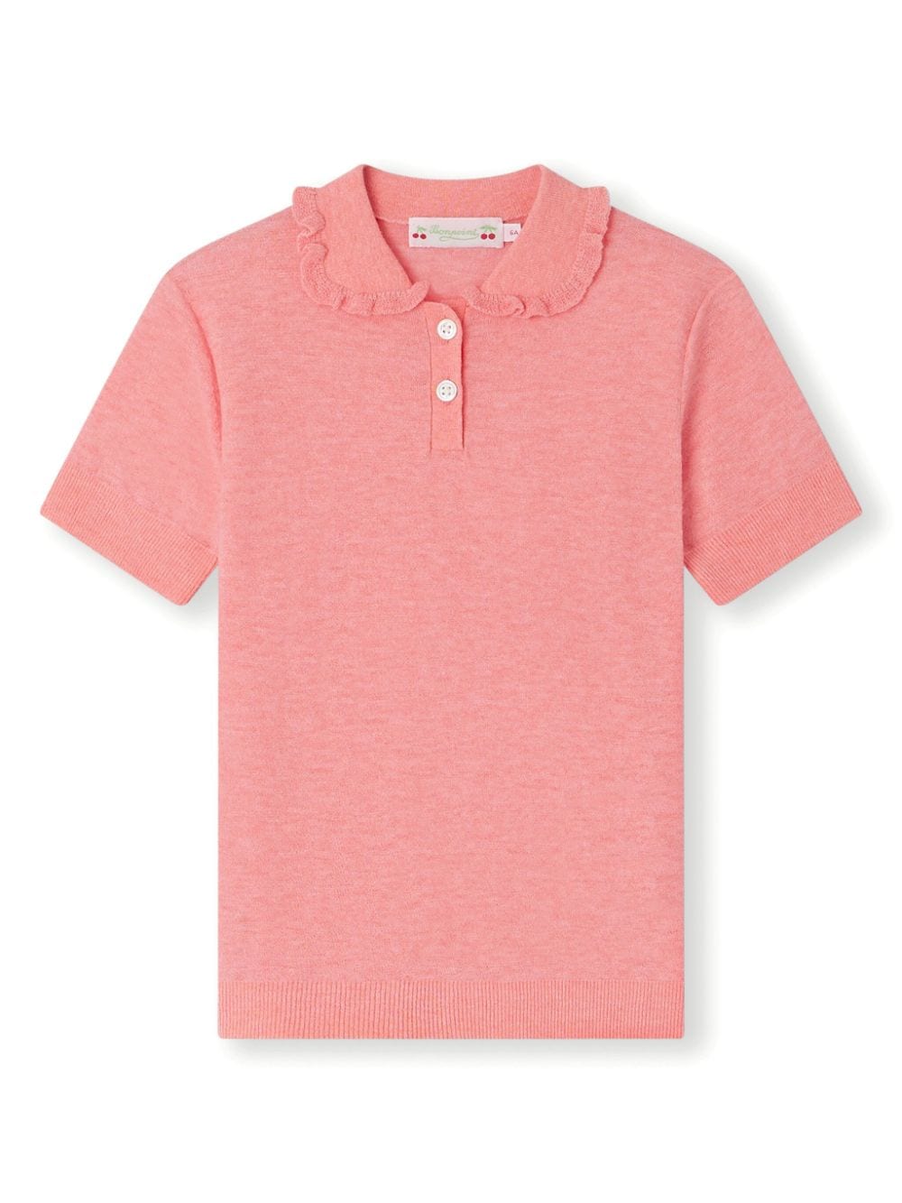 Bonpoint Frynja ruffle-collar polo shirt - Pink von Bonpoint