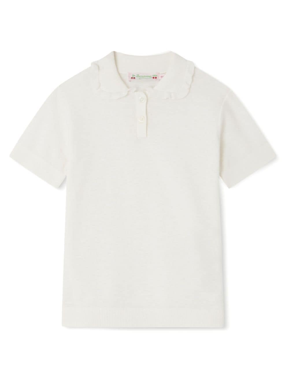 Bonpoint Frynja ruffle-collar polo shirt - White von Bonpoint