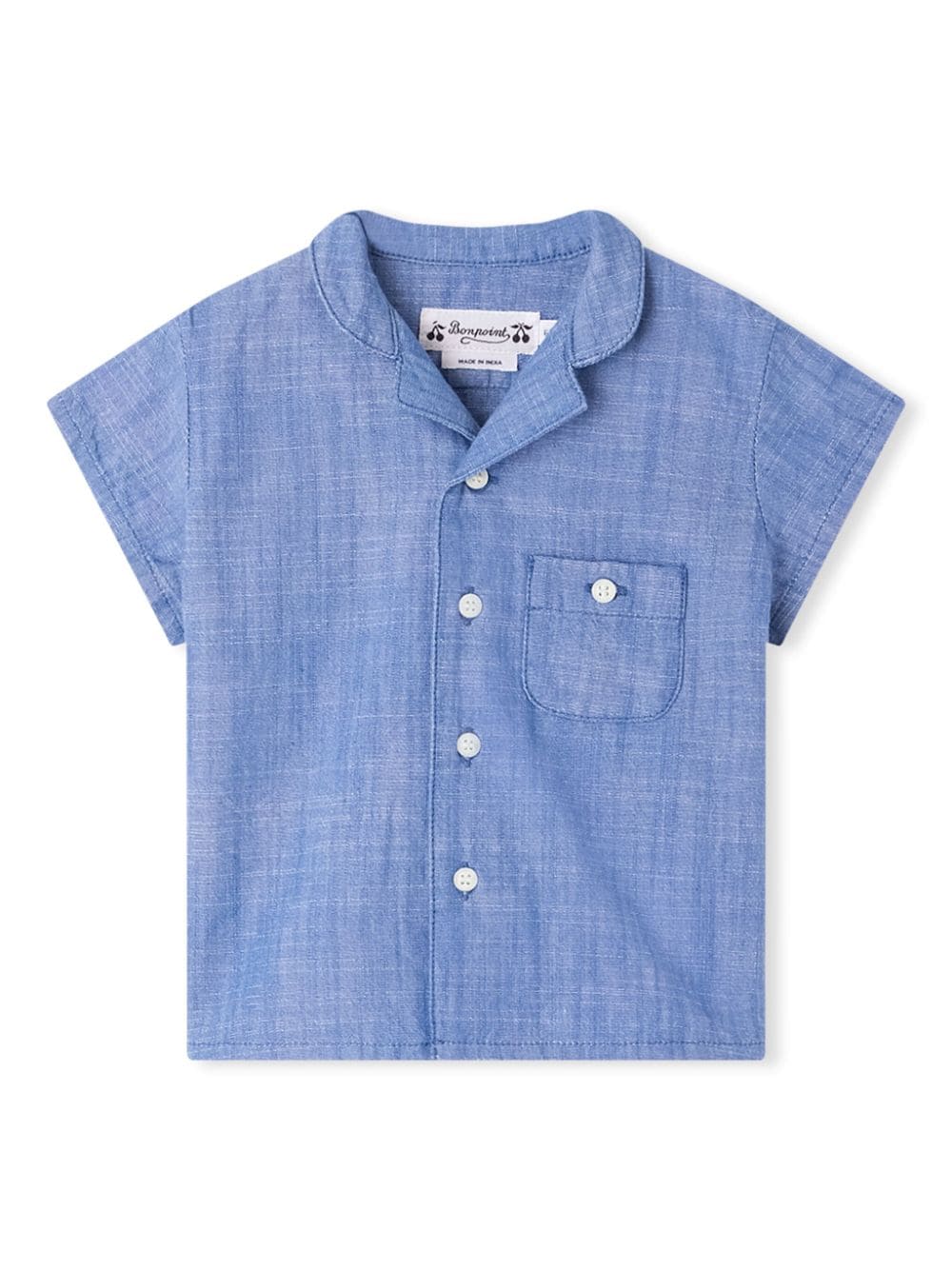 Bonpoint Gerald cotton shirt - Blue von Bonpoint