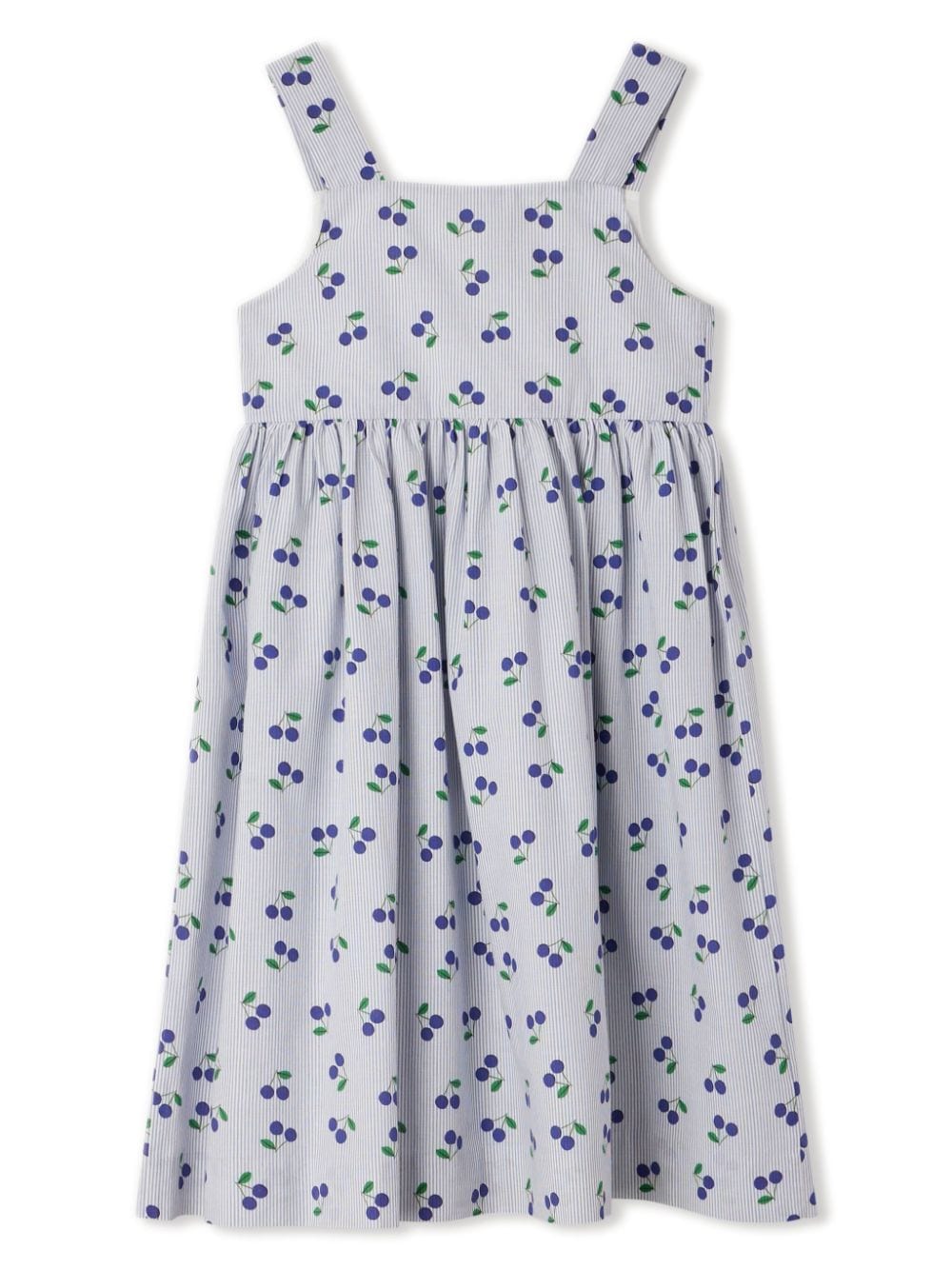 Bonpoint Laly cotton dress - Blue von Bonpoint
