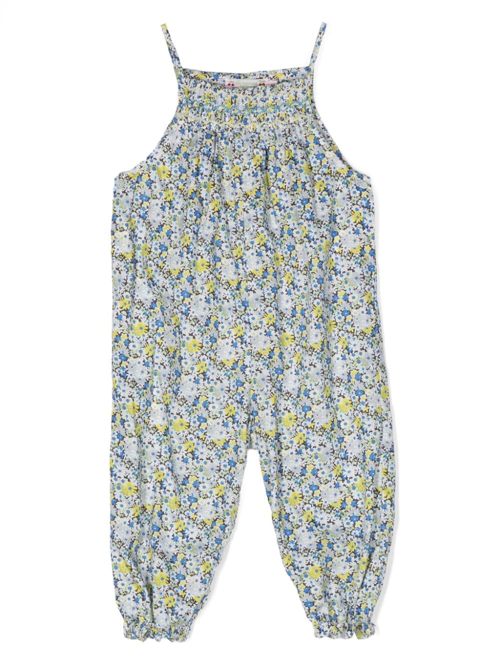 Bonpoint Lilisy floral-print dungarees - Blue von Bonpoint