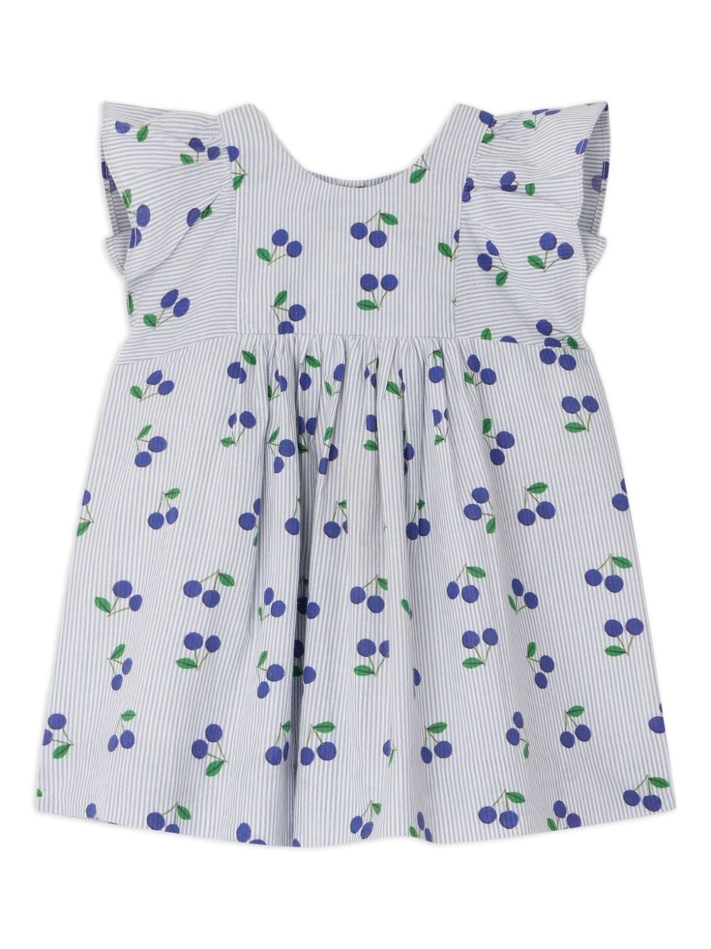 Bonpoint Lulu blueberry-print sleeveless dress von Bonpoint