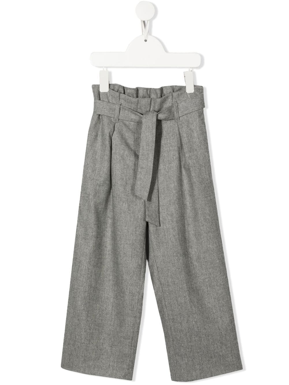 Bonpoint Natalia belted straight trousers - Grey von Bonpoint