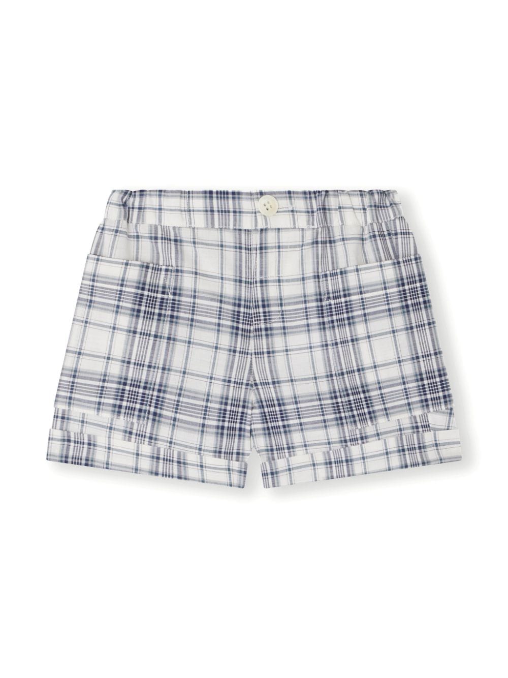 Bonpoint Nateo checked cotton shorts - White von Bonpoint