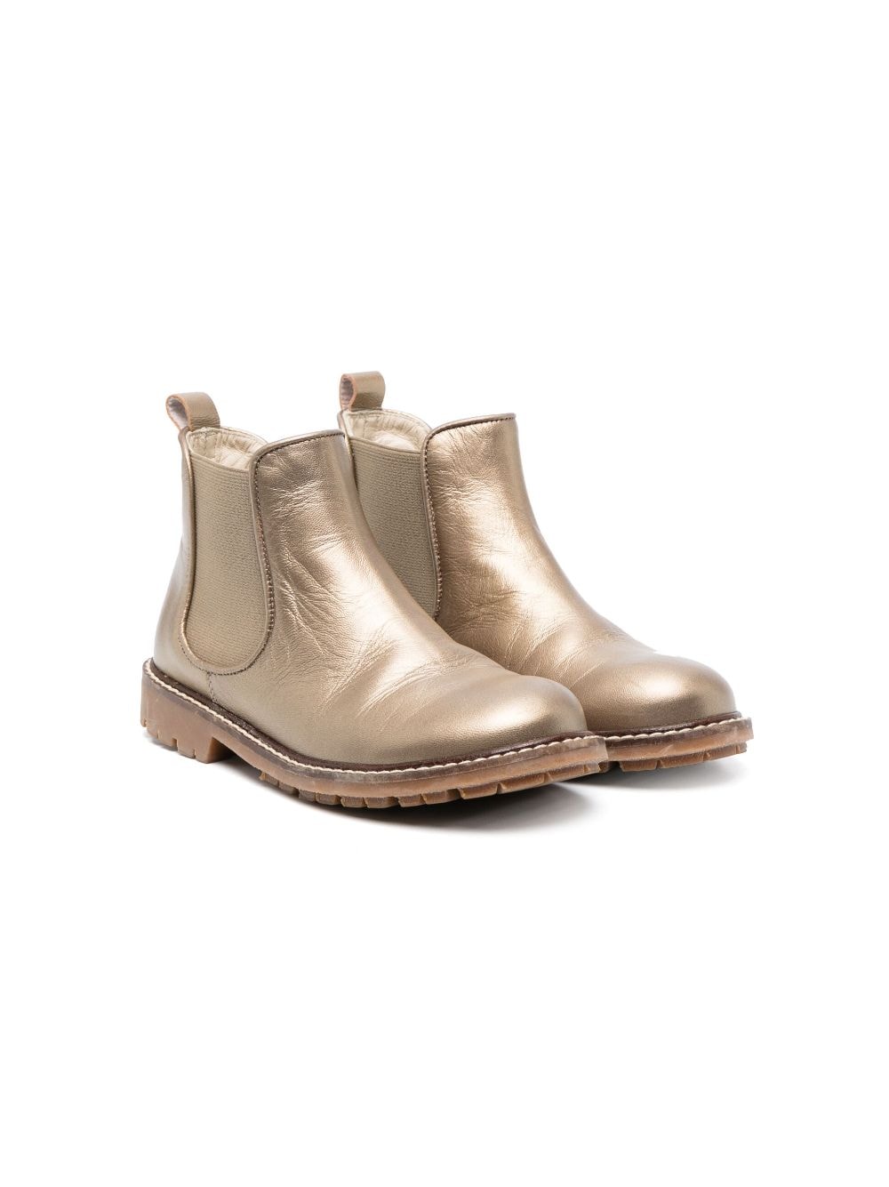 Bonpoint Patty metallic-effect Chelsea boots - Gold von Bonpoint