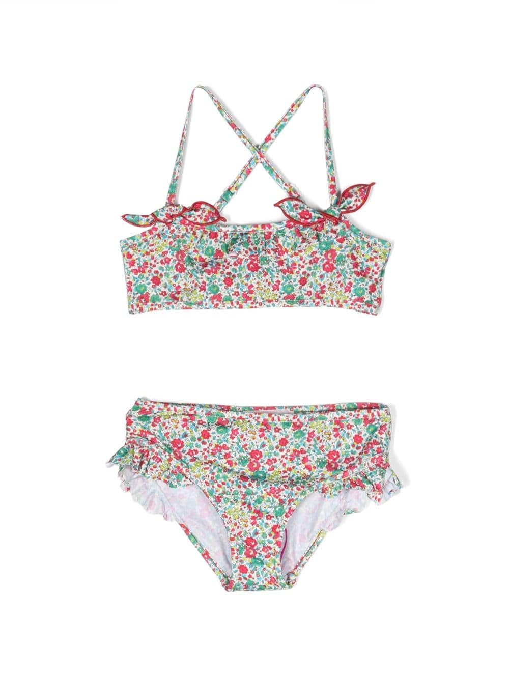 Bonpoint floral-print bikini set - Green von Bonpoint
