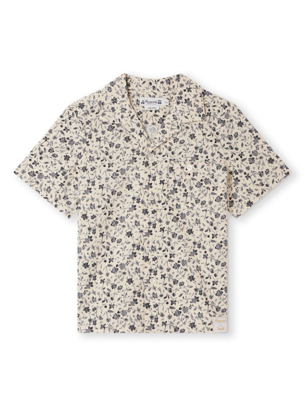 Bonpoint Steve floral-print shirt - Neutrals von Bonpoint