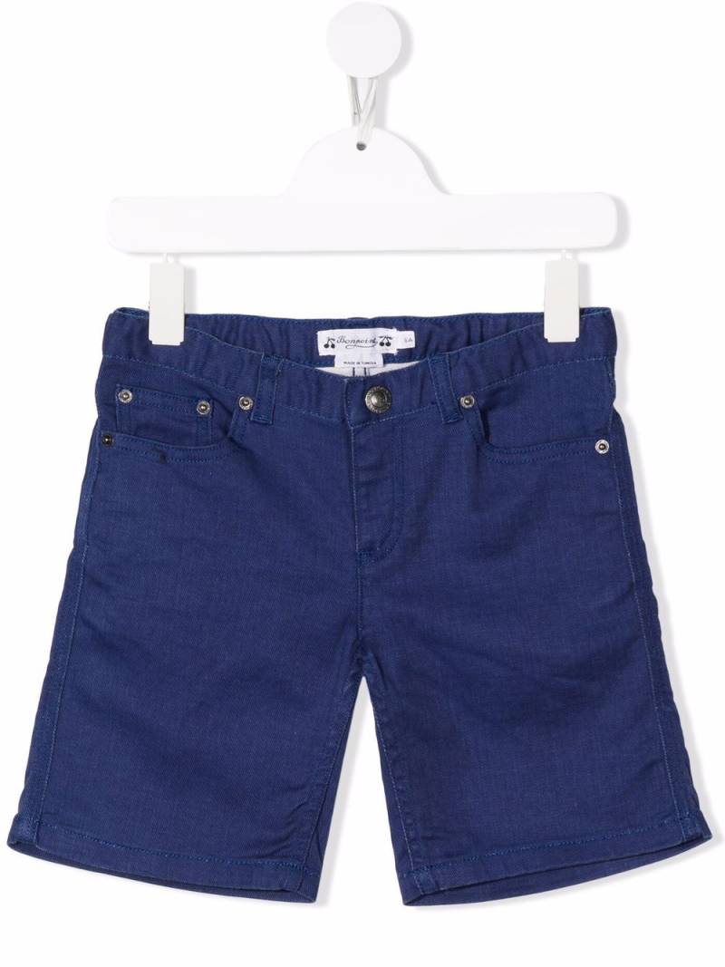 Bonpoint TEEN elasticated waistband denim shorts - Blue von Bonpoint