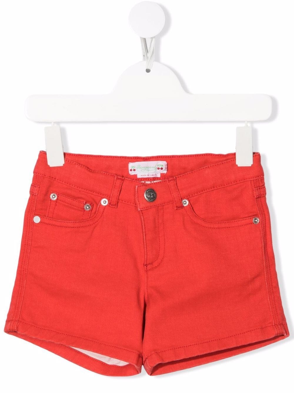 Bonpoint TEEN slim-cut denim shorts - Red von Bonpoint