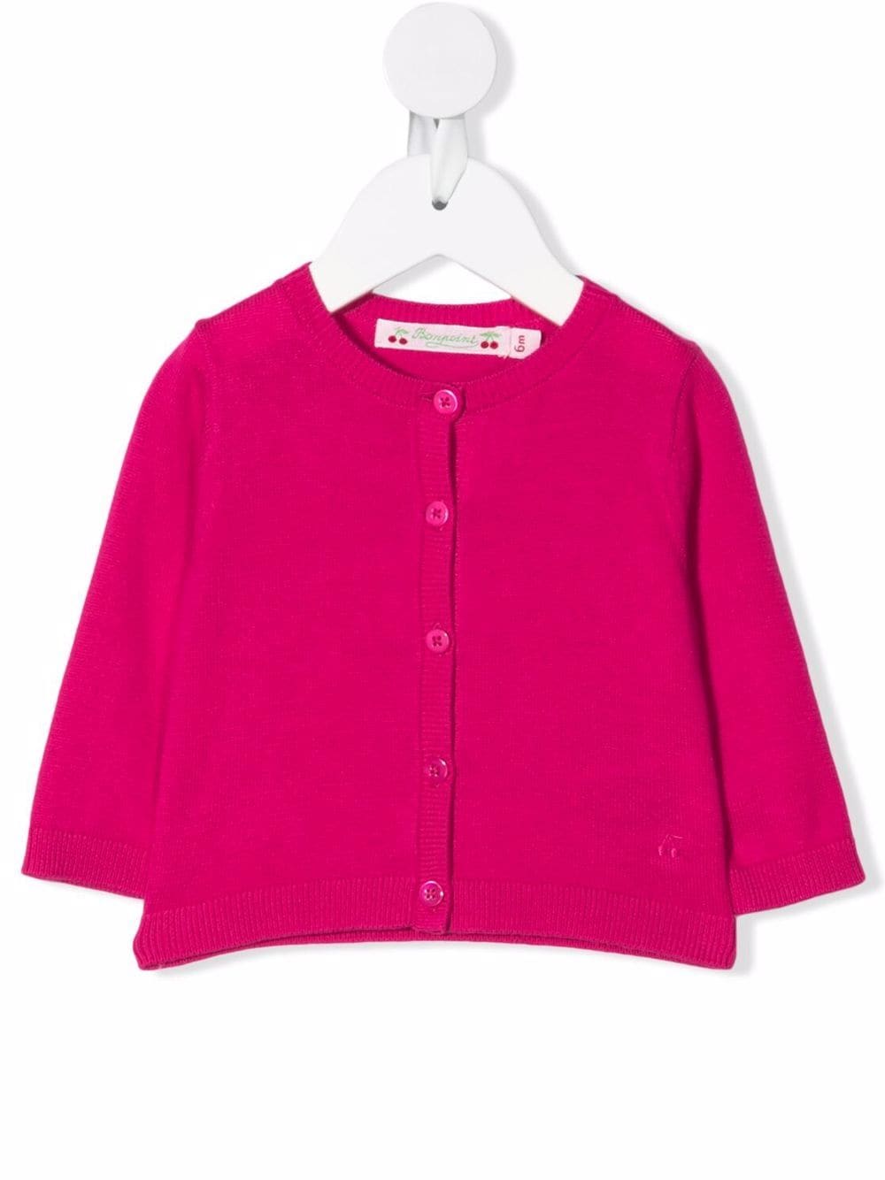 Bonpoint Teyana cherry-embroidered cardigan - Pink von Bonpoint