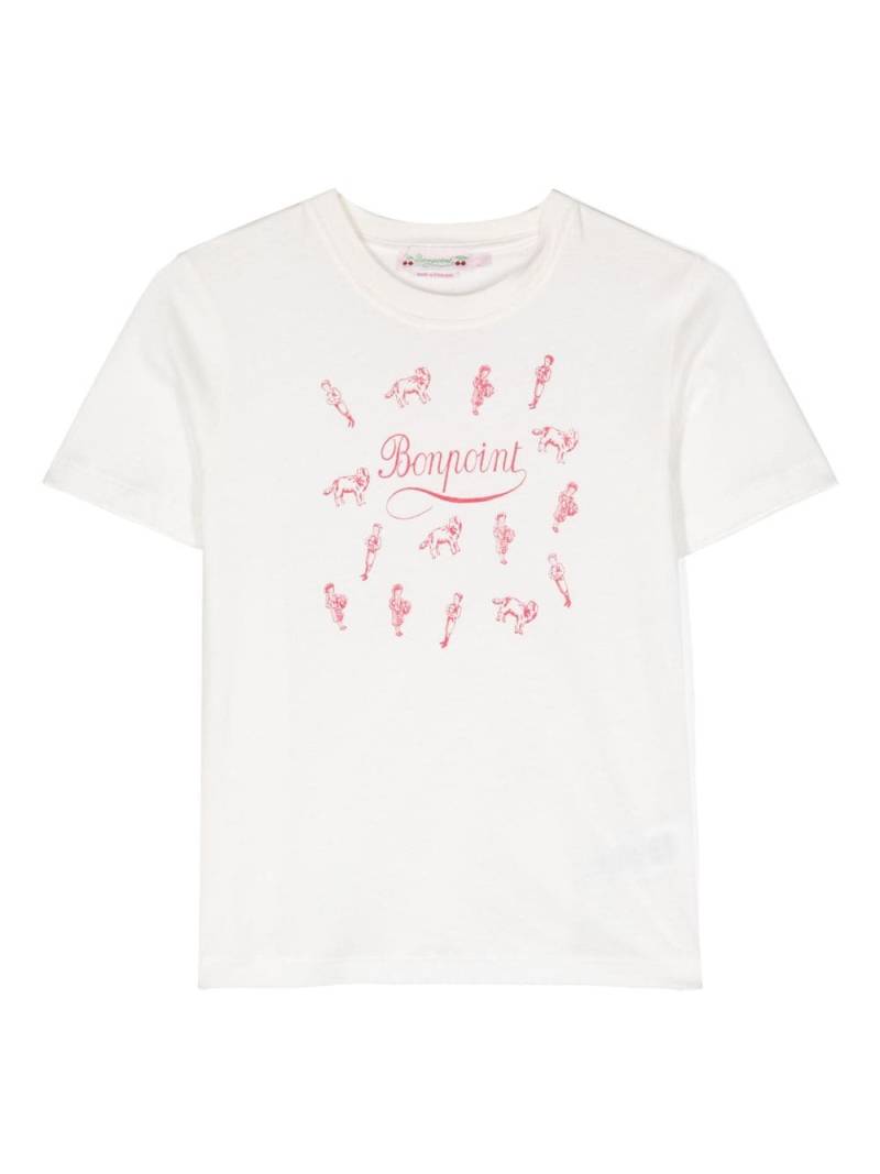 Bonpoint Thida cotton T-shirt - White von Bonpoint