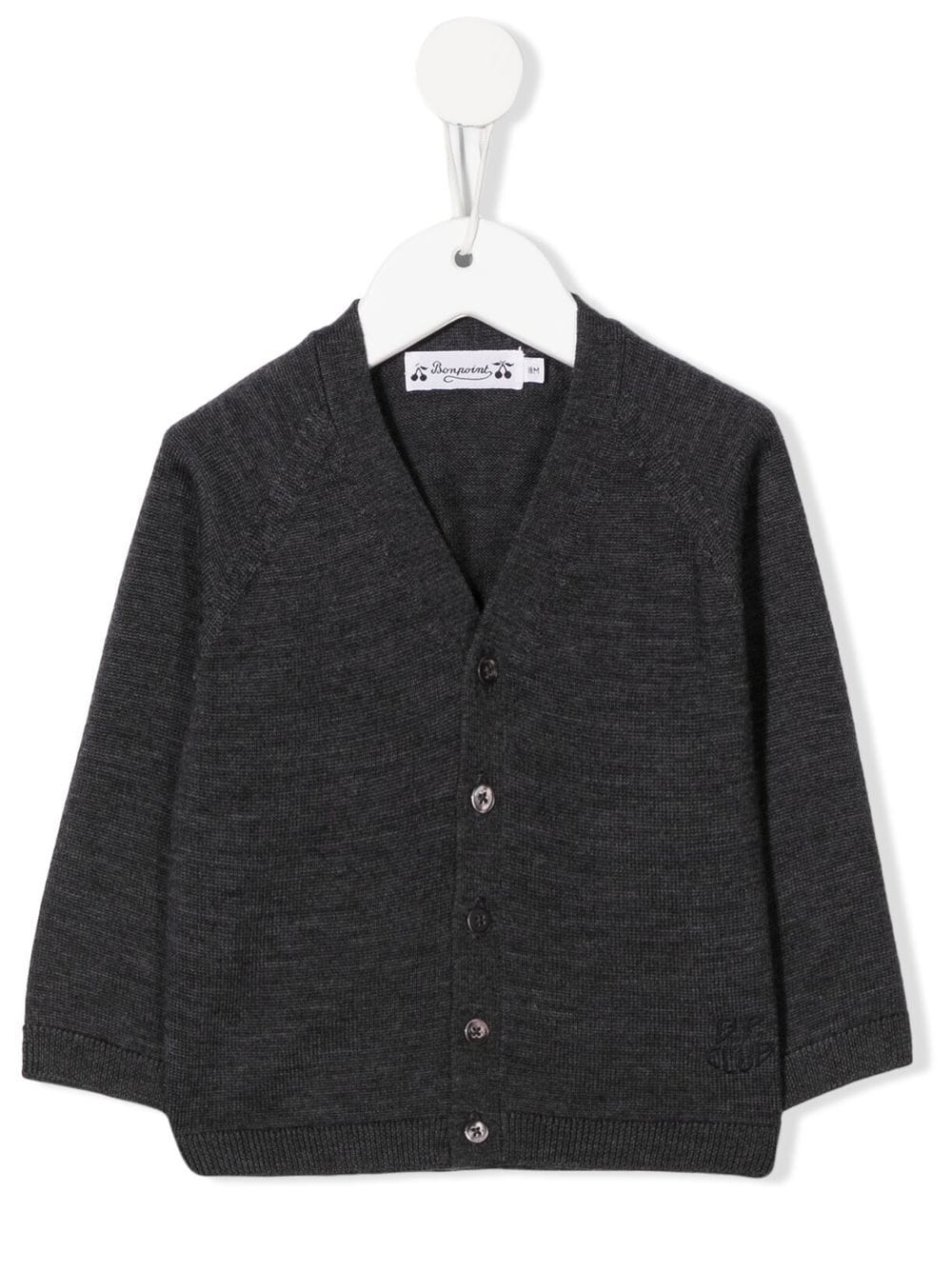 Bonpoint Tiano long-sleeved cardigan - Grey von Bonpoint