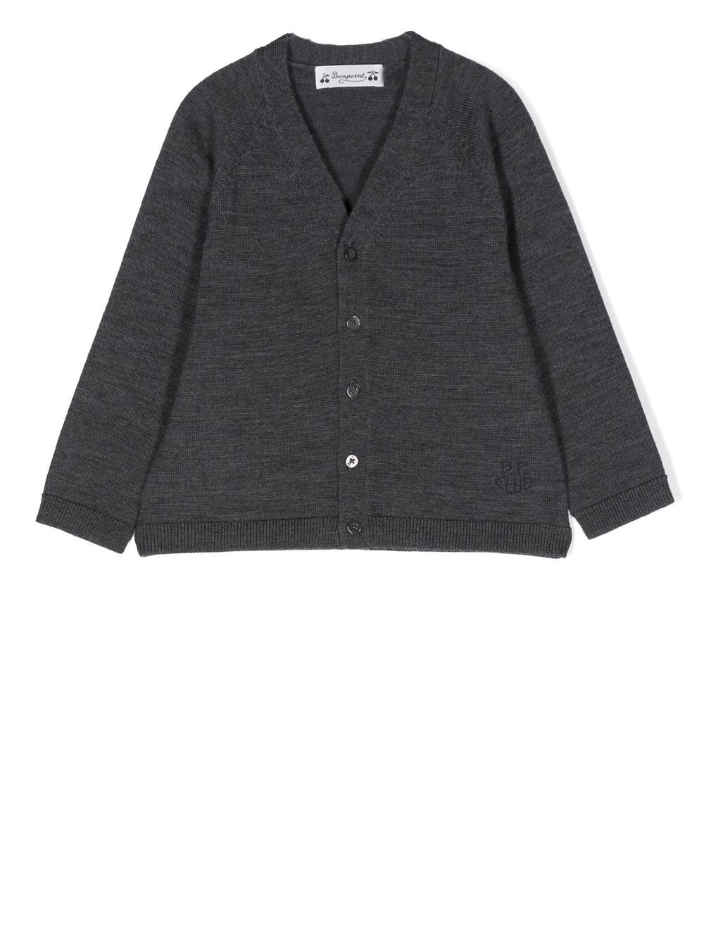 Bonpoint Tiano long-sleeved cardigan - Grey von Bonpoint