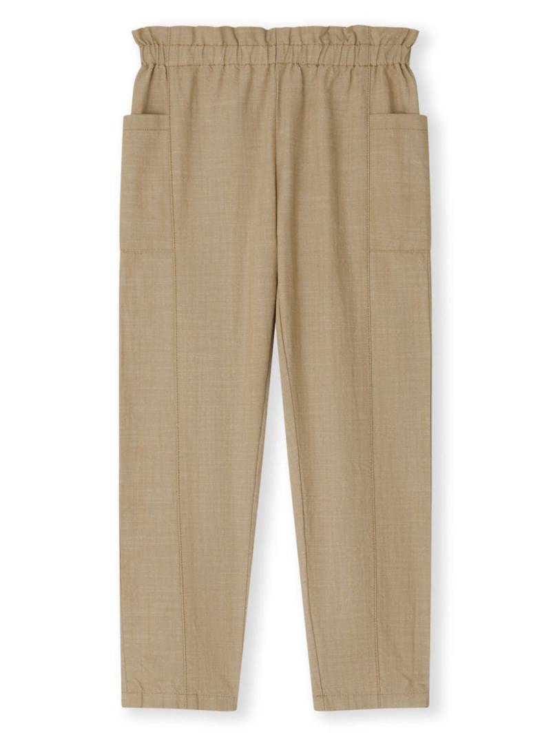 Bonpoint Tiche cotton trousers - Green von Bonpoint