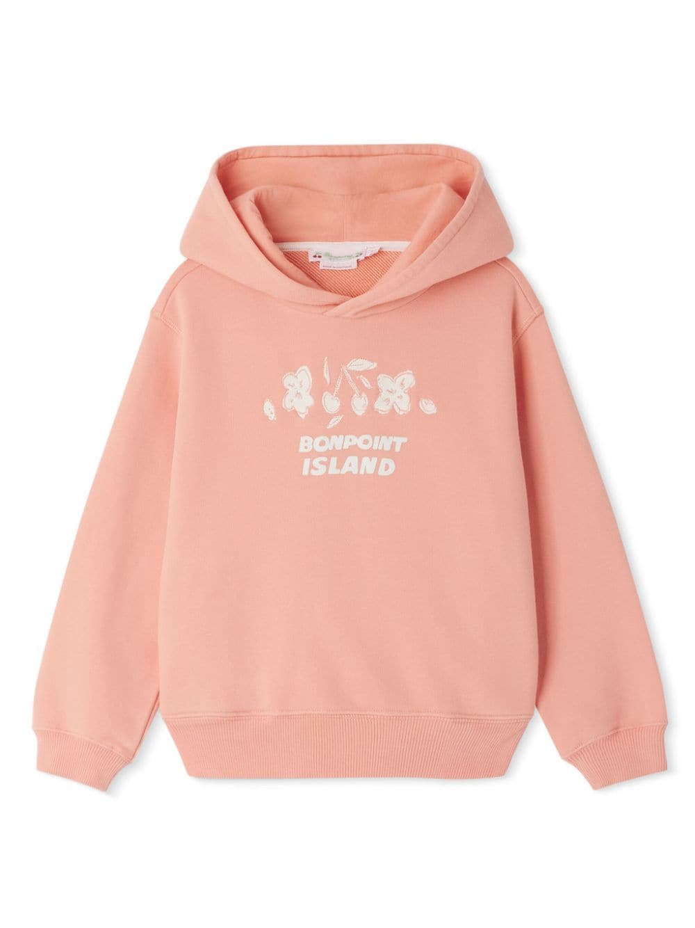 Bonpoint Tita graphic-print cotton hoodie - Pink von Bonpoint