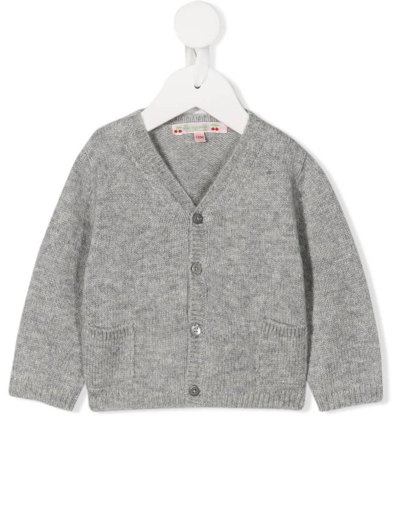 Bonpoint V-neck cardigan - Grey von Bonpoint