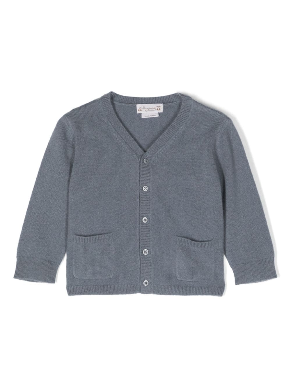 Bonpoint V-neck cashmere cardigan - Grey von Bonpoint